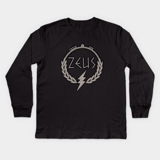 Cabin One: Zeus! Kids Long Sleeve T-Shirt